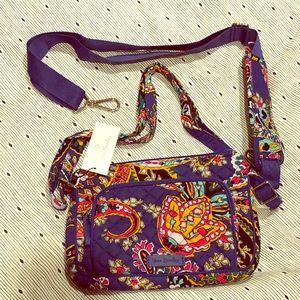 Vera Bradley Iconic RFID Mini-hipster bag - NWT!